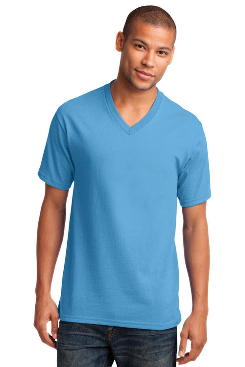 Port & Co™ Core Cotton V-Neck Tee. PC54V