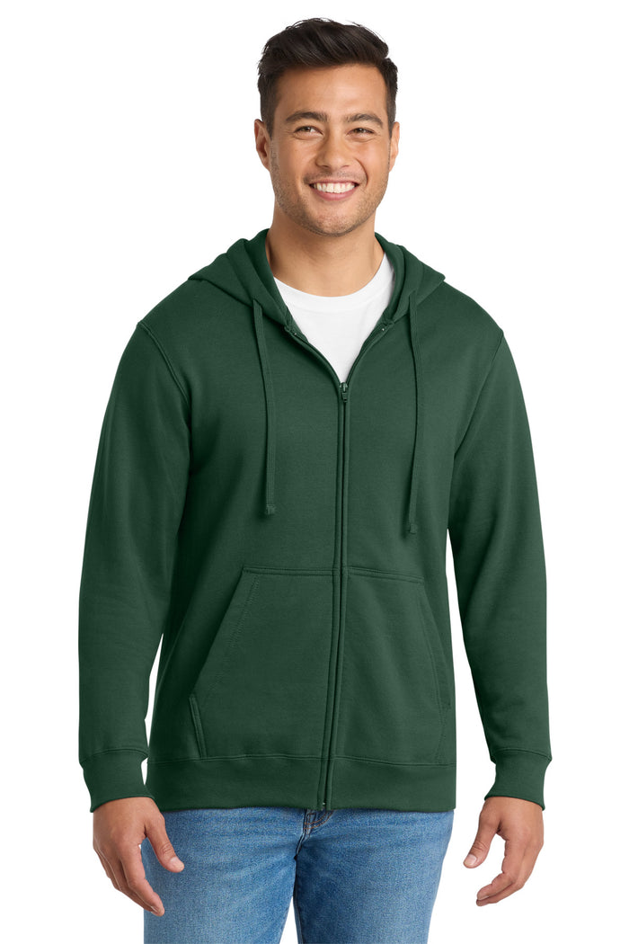 Port & Co™ Fan Favorite Fleece Full-Zip Hooded Sweatshirt. PC850ZH