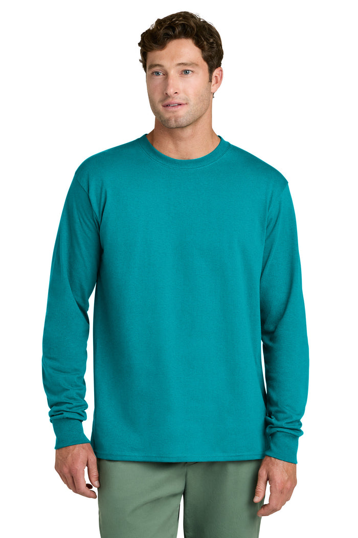 Port & Co™ Long Sleeve Core Cotton Tee. PC54LS