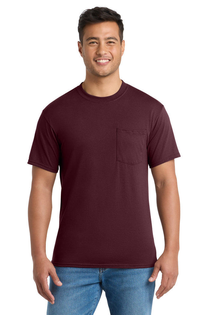 Port & Co™ Tall Core Blend Pocket Tee. PC55PT