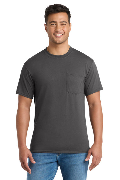 Port & Co™ Tall Core Blend Pocket Tee. PC55PT