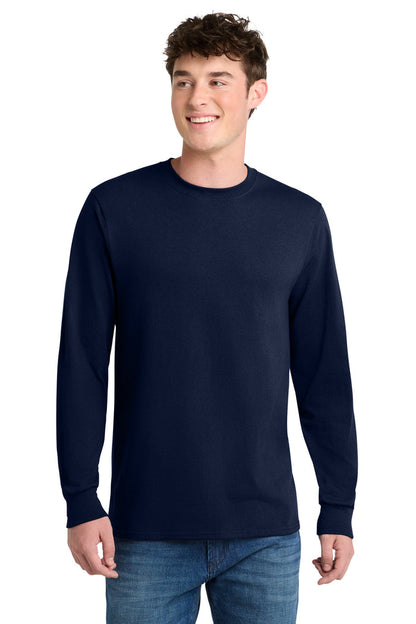 Port & Co™ Tall Long Sleeve Core Blend Tee. PC55LST