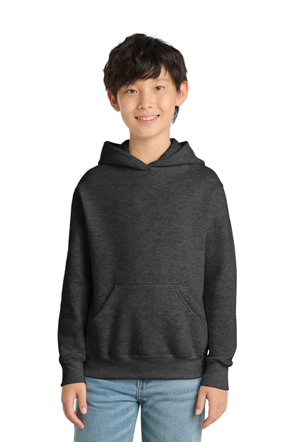 Port & Co™ Youth Core Fleece Pullover Hooded Sweatshirt.  PC90YH