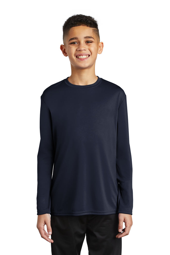 Port & Co™ Youth Long Sleeve Performance Tee PC380YLS