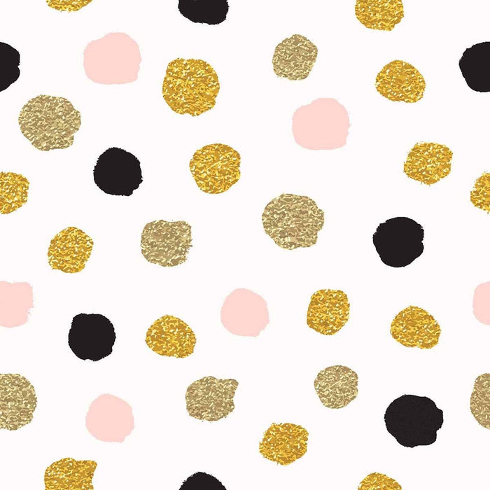 Printed Gold Polka Dots Backdrop For Children Photo Studio Shopbackdrop