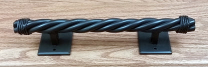 Rustler #4 Rope Style Door Pull - Barn Door Handle Pull - Wild West Hardware
