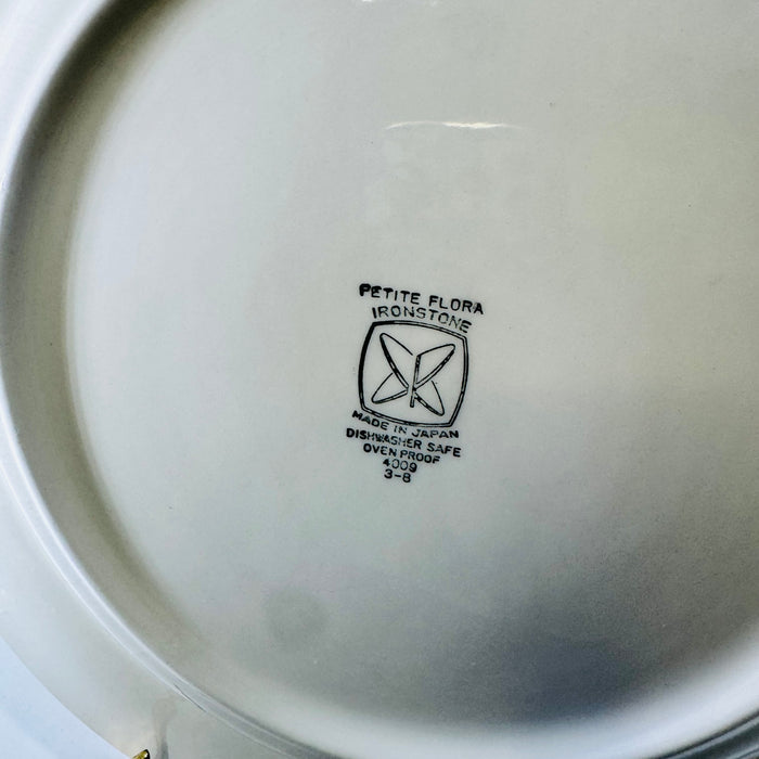 Sears Petit Flora 4009 Chop Plate Round Serving Platter 1970s