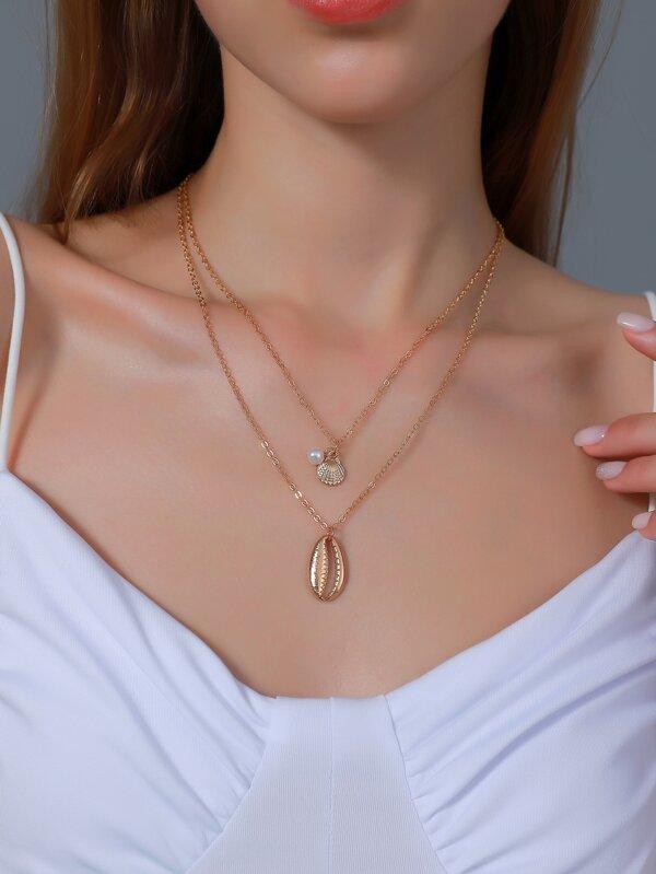 Shell Pendant Necklace for Women