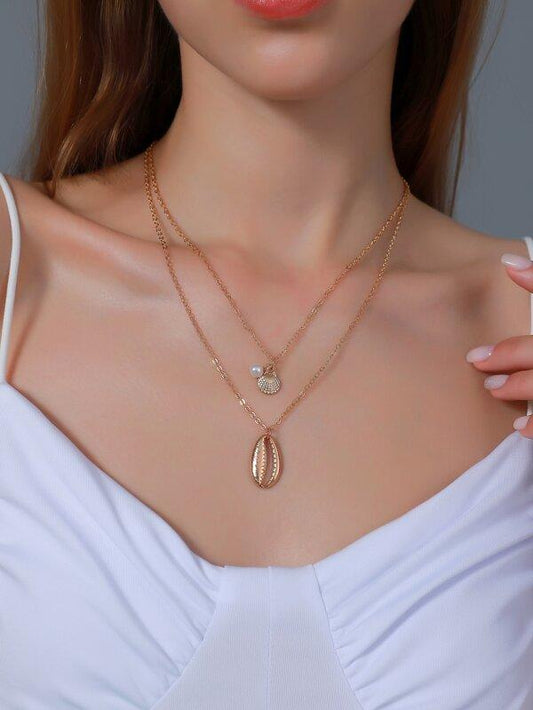 Shell Pendant Necklace for Women