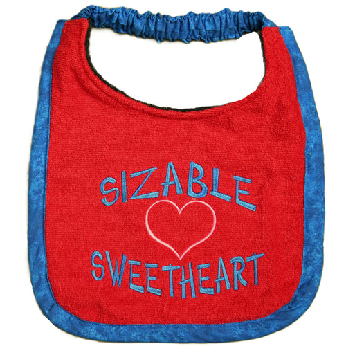 Sizable Sweetheart, Drool Bib