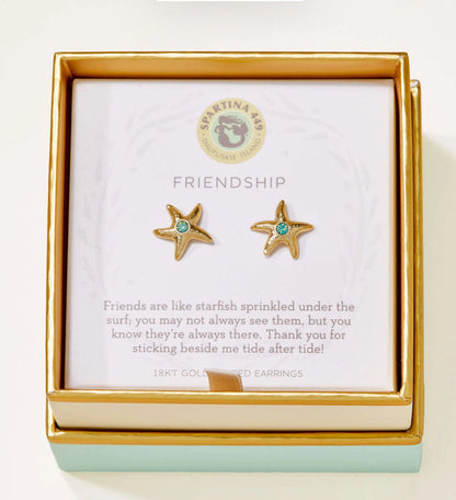 Spartina Sea La Vie Stud Earrings Friendship/Starfish