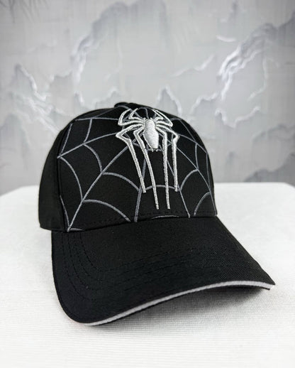 Spider-Man Cap | Premium Embroidered Spider Web & Logo | Stylish Adjustable Baseball Cap