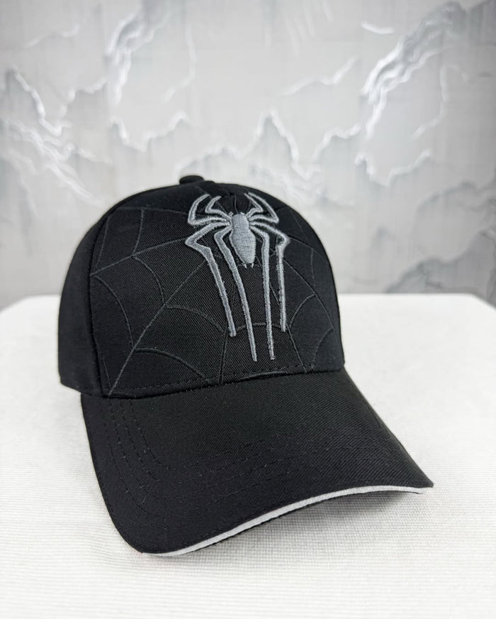 Spider-Man Cap | Premium Embroidered Spider Web & Logo | Stylish Adjustable Baseball Cap