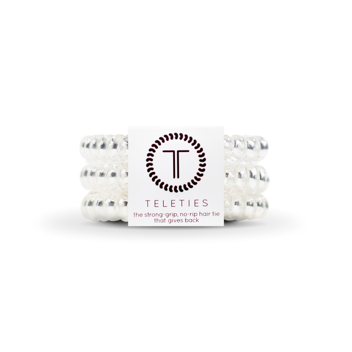 Spiral Hair Coils | Small | Crystal Clear Hair Ties