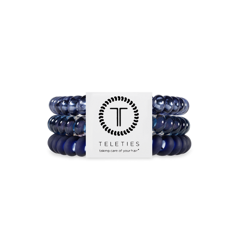 Spiral Hair Coils | Small | Nightfall Navy Hair Ties