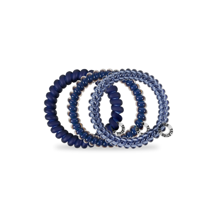 Spiral Hair Coils | Small | Nightfall Navy Hair Ties