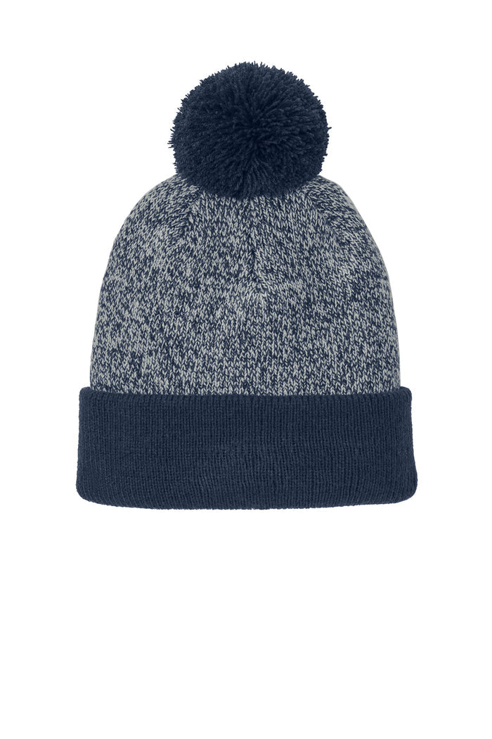 Sport-Tek® Halftime Heather Pom Beanie STC68