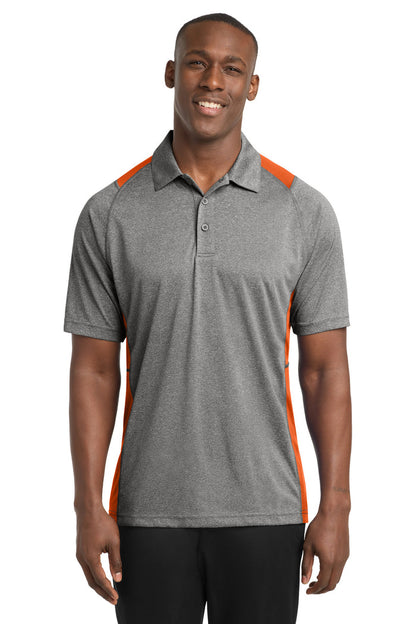 Sport-Tek® Heather Colorblock Contender™ Polo. ST665
