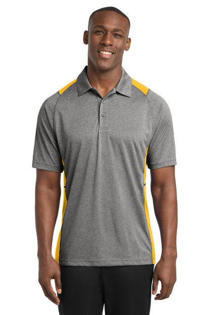 Sport-Tek® Heather Colorblock Contender™ Polo. ST665