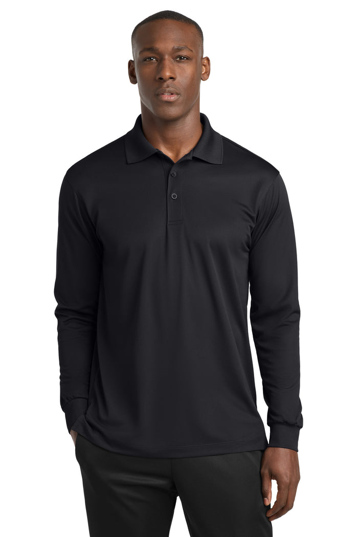 Sport-Tek® Long Sleeve Micropique Sport-Wick® Polo. ST657
