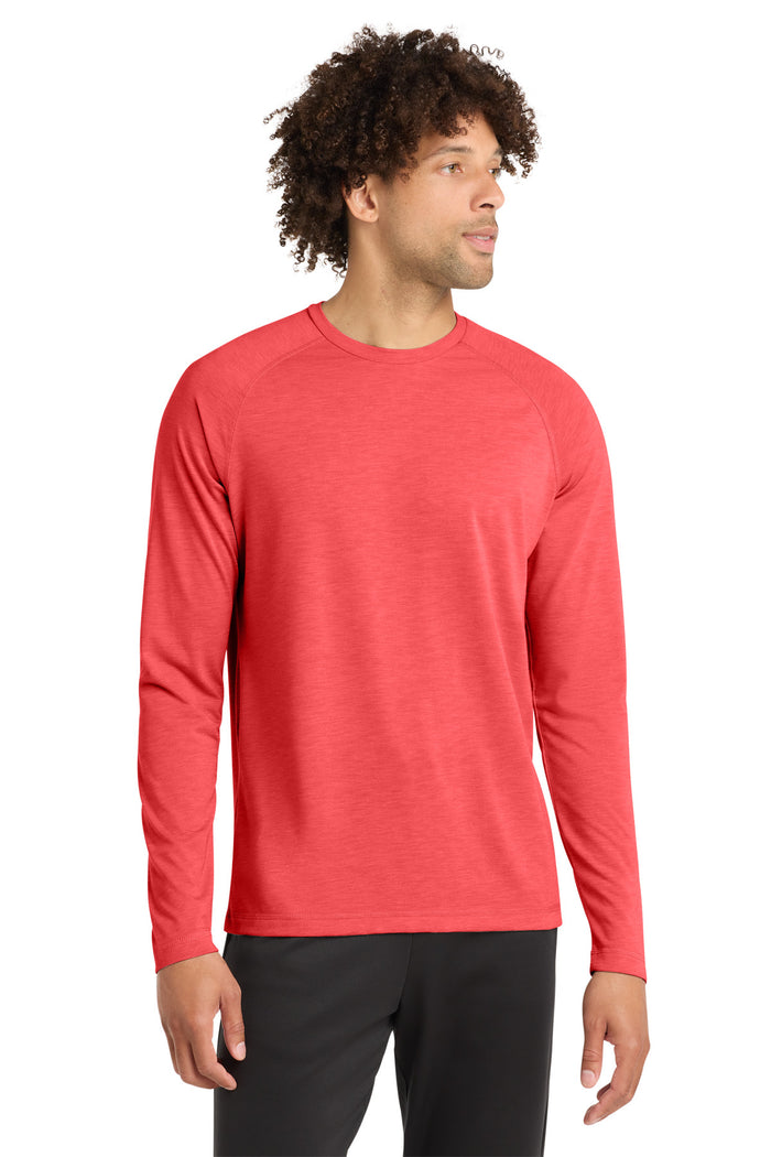 Sport-Tek ® PosiCharge ® Long Sleeve Tri-Blend Wicking Raglan Tee ST400LS