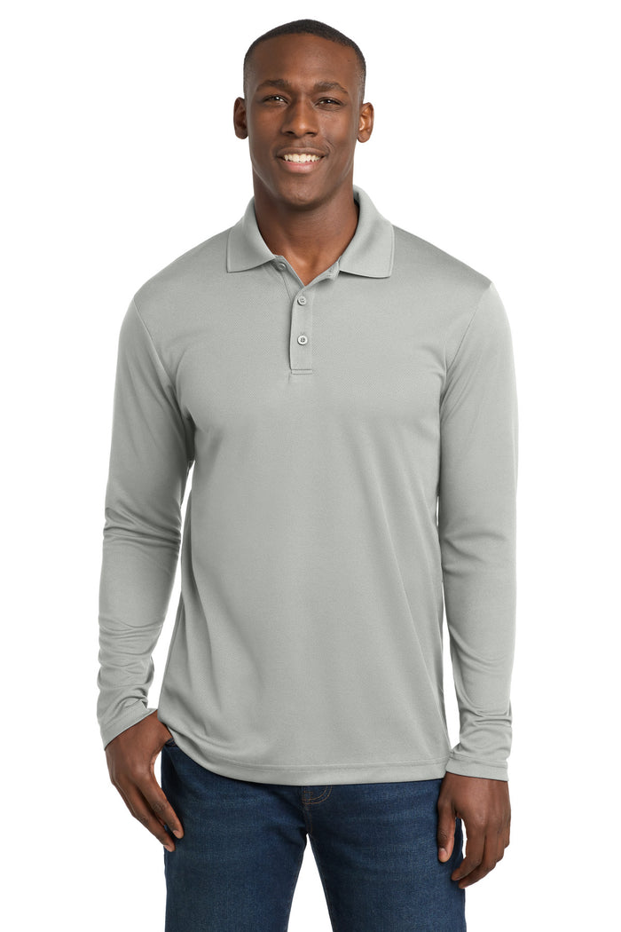 Sport-Tek ® PosiCharge ® RacerMesh ® Long Sleeve Polo. ST640LS