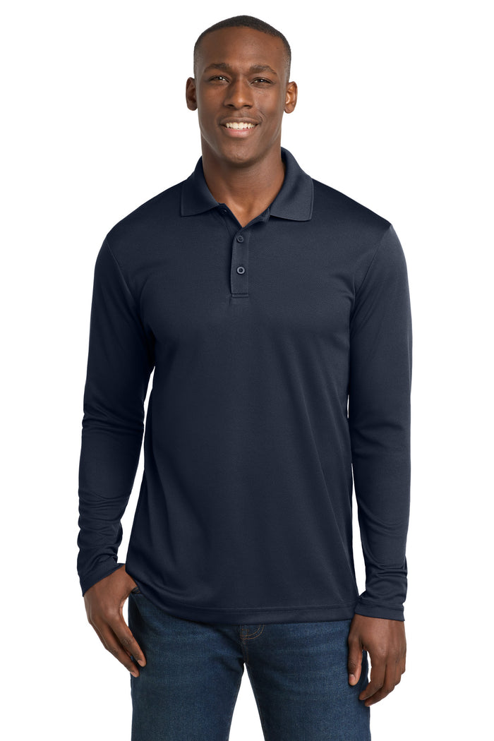 Sport-Tek ® PosiCharge ® RacerMesh ® Long Sleeve Polo. ST640LS