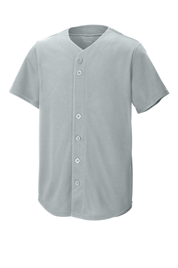 Sport-Tek® Youth PosiCharge® Tough Mesh Full-Button Jersey YST220