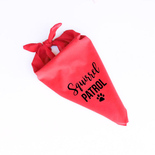 SQUIRREL PATROL - DOG BANDANA
