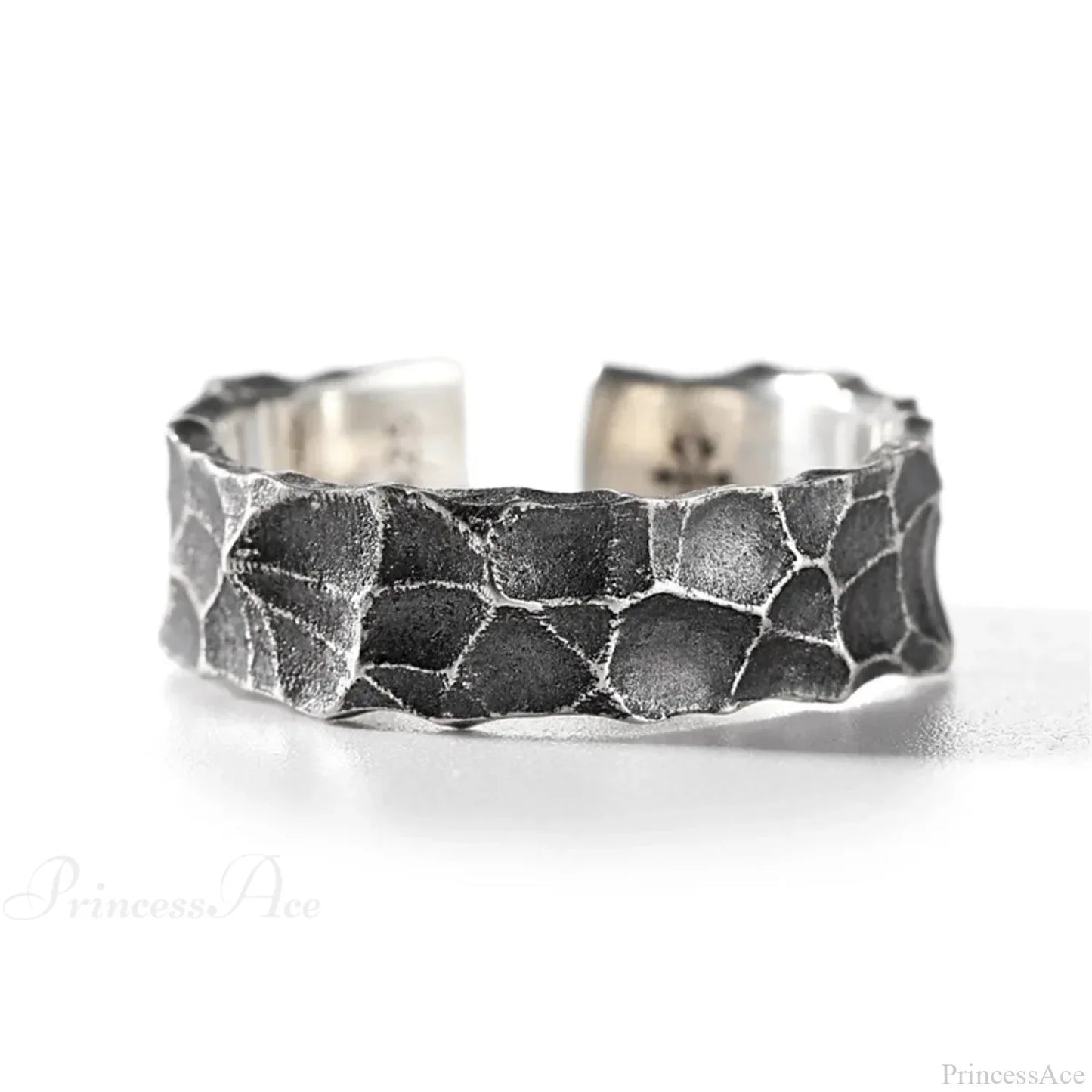 Stylish Silver Simple Gothic Ring