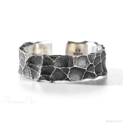 Stylish Silver Simple Gothic Ring