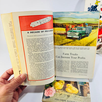 The Ford 1958 Almanac and Gardener's Guide 1959 1960 John Strohm 3 Book Lot Farm Ranch Home