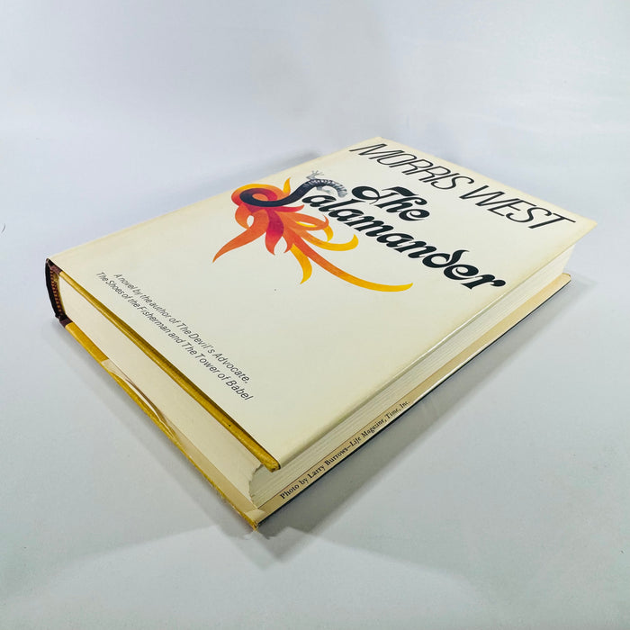 The Salamander Morris West 1973 William Morrow Hardcover Political Thriller with Dust Jacket