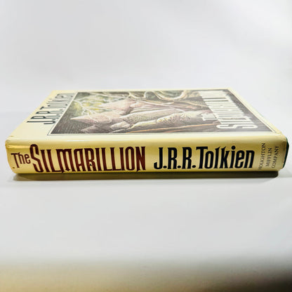 The Silmarillion J.R.R. Tolkien 1977 First American Edition 11th Printing Hardcover with Dust Jacket and Map