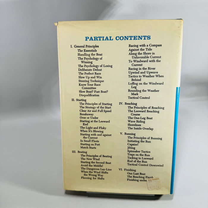 The Tactics of Small Boat Racing — Stuart H. Walker, M.D. 1966 Original Edition with Handwritten Study Notes