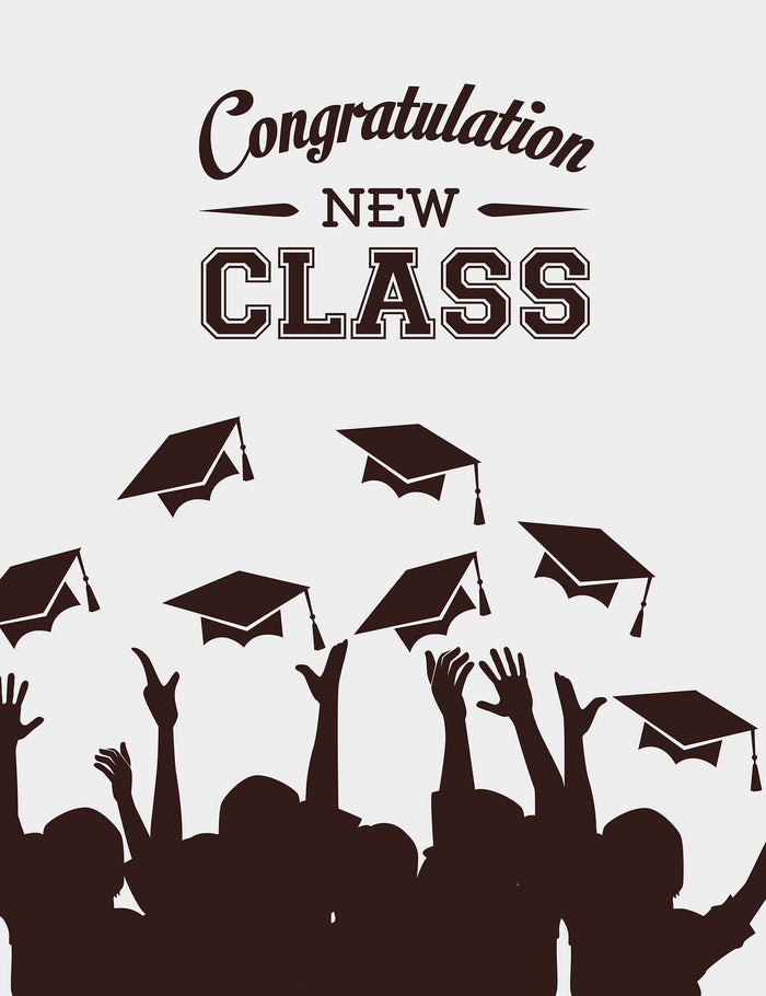 Toss Graduation Caps To Sky Background Photography Backdrop Shopbackdrop