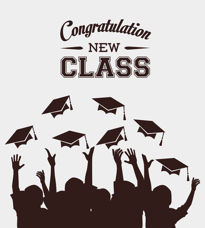Toss Graduation Caps To Sky Background Photography Backdrop Shopbackdrop