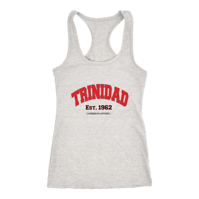 Next Level Racerback Tank / Heather Grey / XS