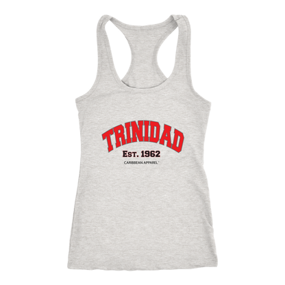 Next Level Racerback Tank / Heather Grey / XS