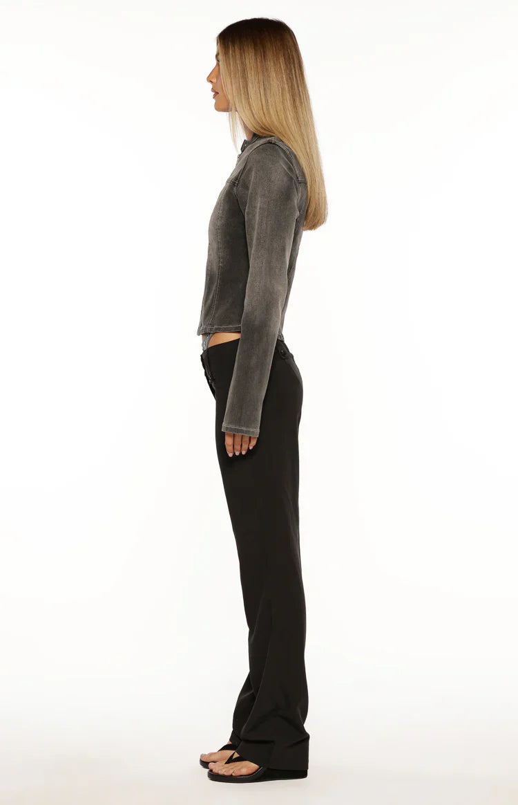 Vice Black Low Waist Pant