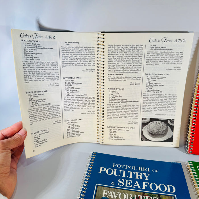 Vintage Boxed Cookbook Set — CookBook Collectibles (1985) — Favorite Recipes Press | 4 Spiral-Bound Volumes, Vintage Cookbooks / Home Economics
