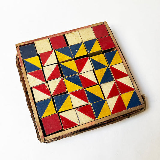 Vintage Color Cubes Set by The Embossing Company Made in the USA