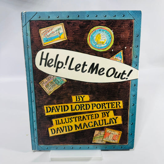 Vintage David Macaulay Picture Book Help! Let Me Out! David Lord Porter Hardcover 1982
