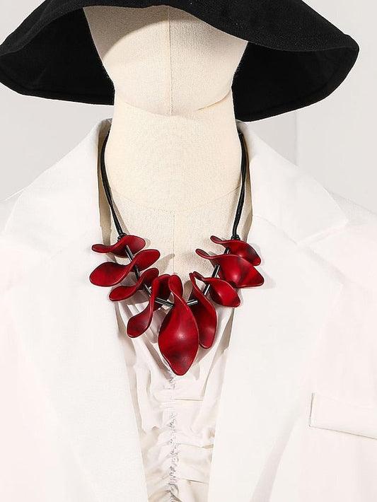 necklace Chic & Modern Street Pure Color Necklaces / Red / Fall / Winter / Spring / Summer for Women