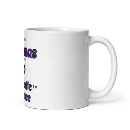 White glossy mug
