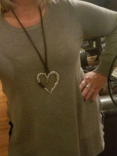 Women Necklace Heart for Women