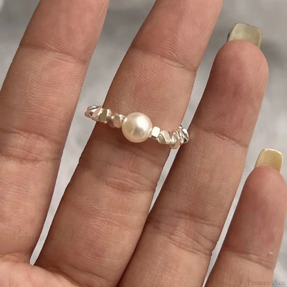 Y2K Transparent Heart Gothic Ring